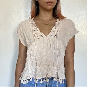 forever 21 beige top